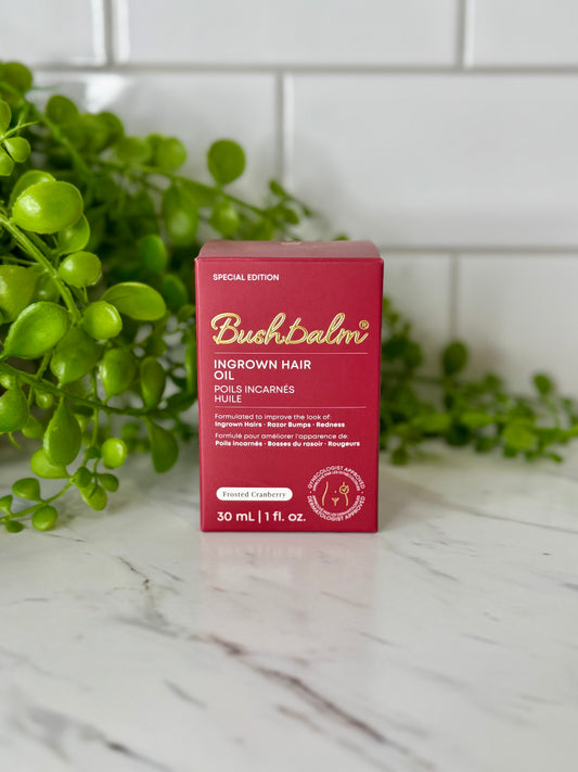 Bushbalm Frosted Cranberry Ingrown Hair Oil